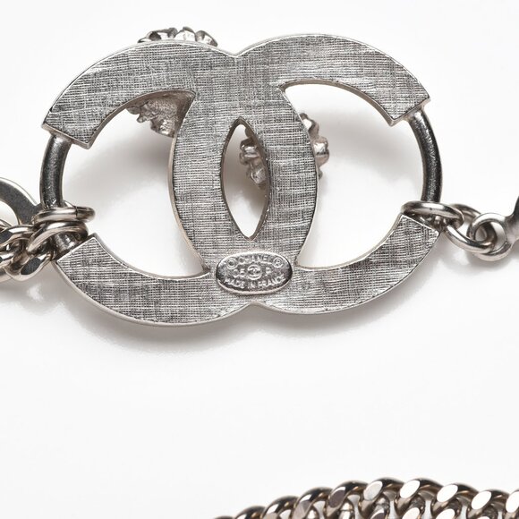 Vintage Chanel Logo Catwalk Chain Belt Floral 2005 NWOT main image 11
